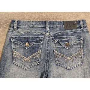 T K Axel Vintage Bootcut Men's Blue Denim Jeans Tag Size 36x30 Measured‎ 35x26.5